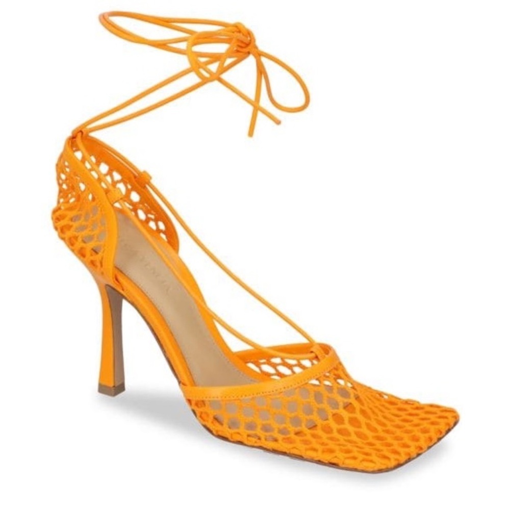 Bottega Veneta- Stretch Lace-Up Sandal